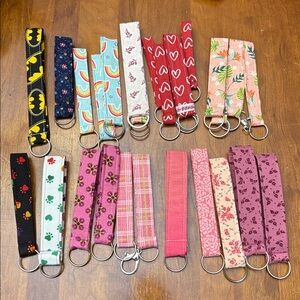 3/$8 Keychain wristlets